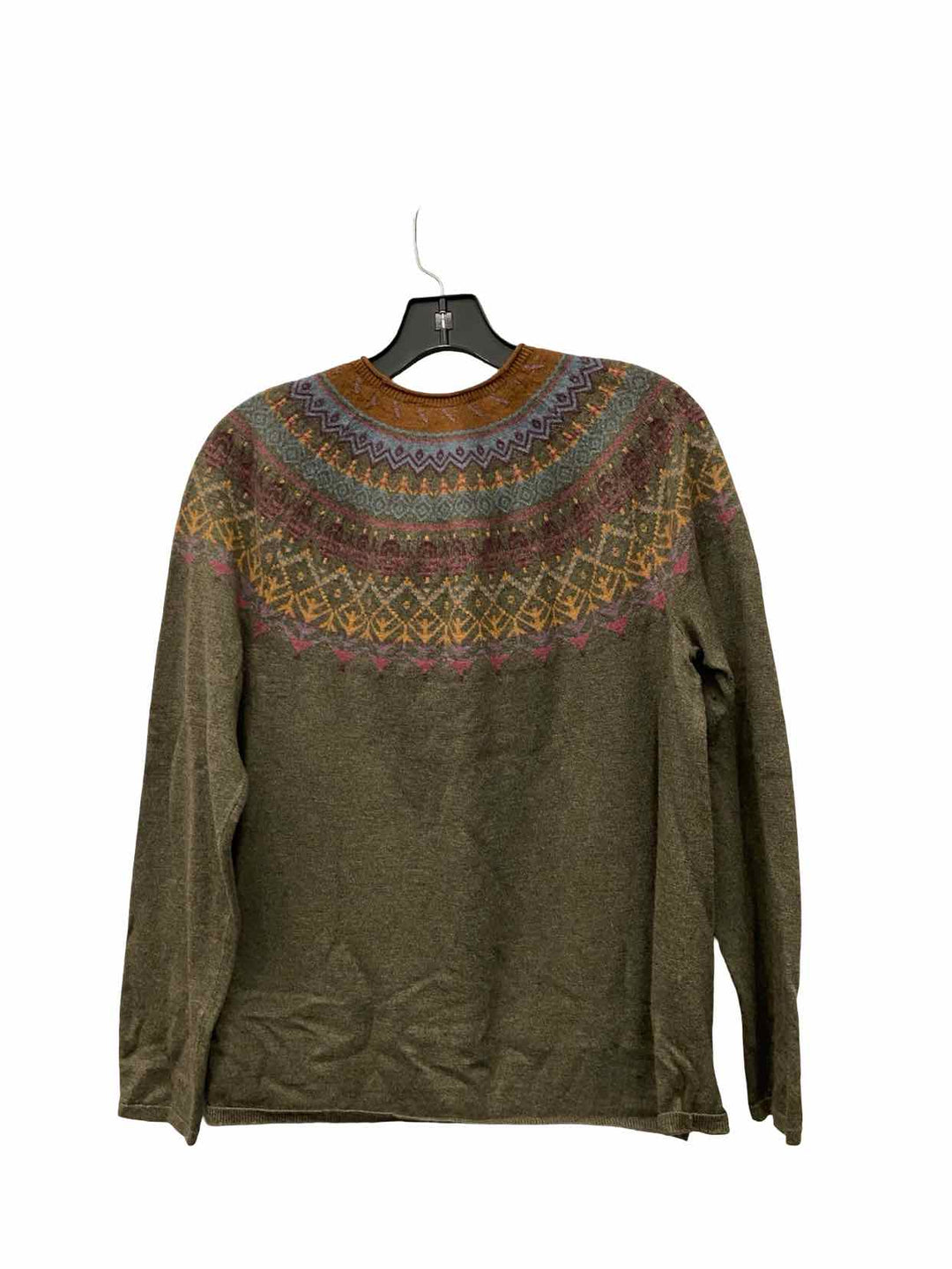 Royal Robbins Size L Green Print Sweater