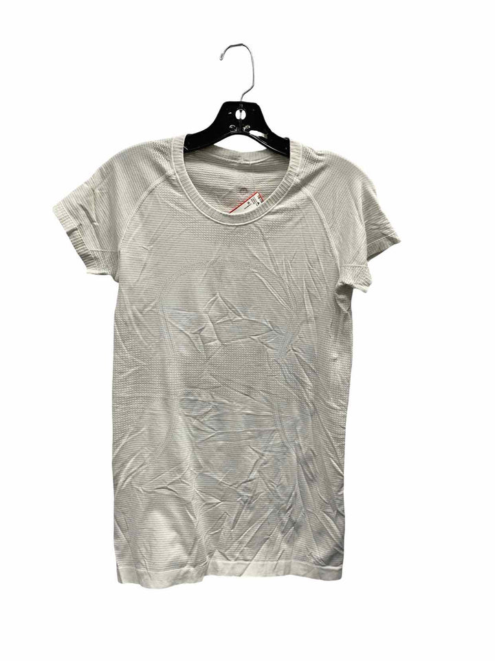 Lululemon Size M White Athletic Short Sleeve