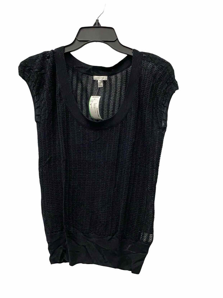 Semantiks Size M Black Knit Short Sleeve Shirts
