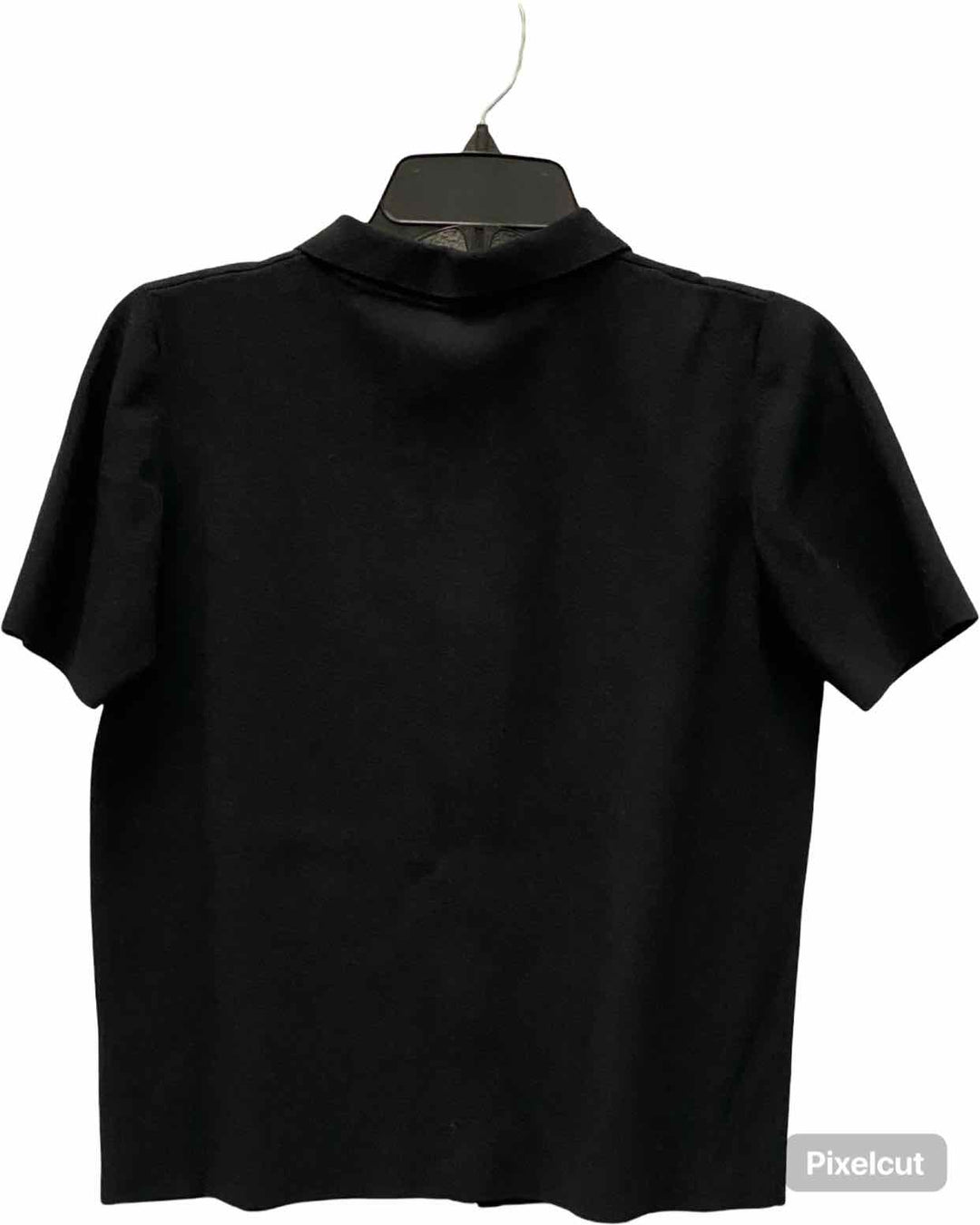 Eileen Fisher Size M Black Short Sleeve Shirts