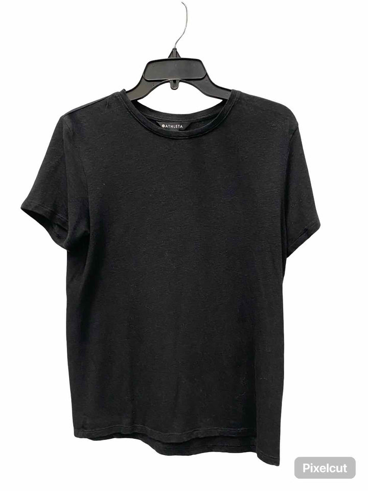 Athleta Size S Black Short Sleeve Shirts