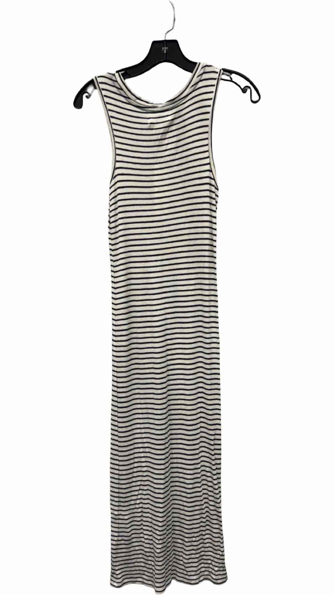 Olive+Oak Size XS White Black Striped Dress