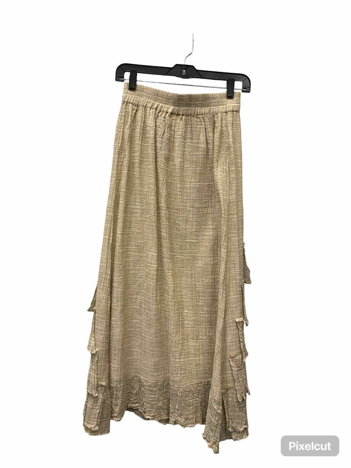 Paper Lace Size S Beige Skirt