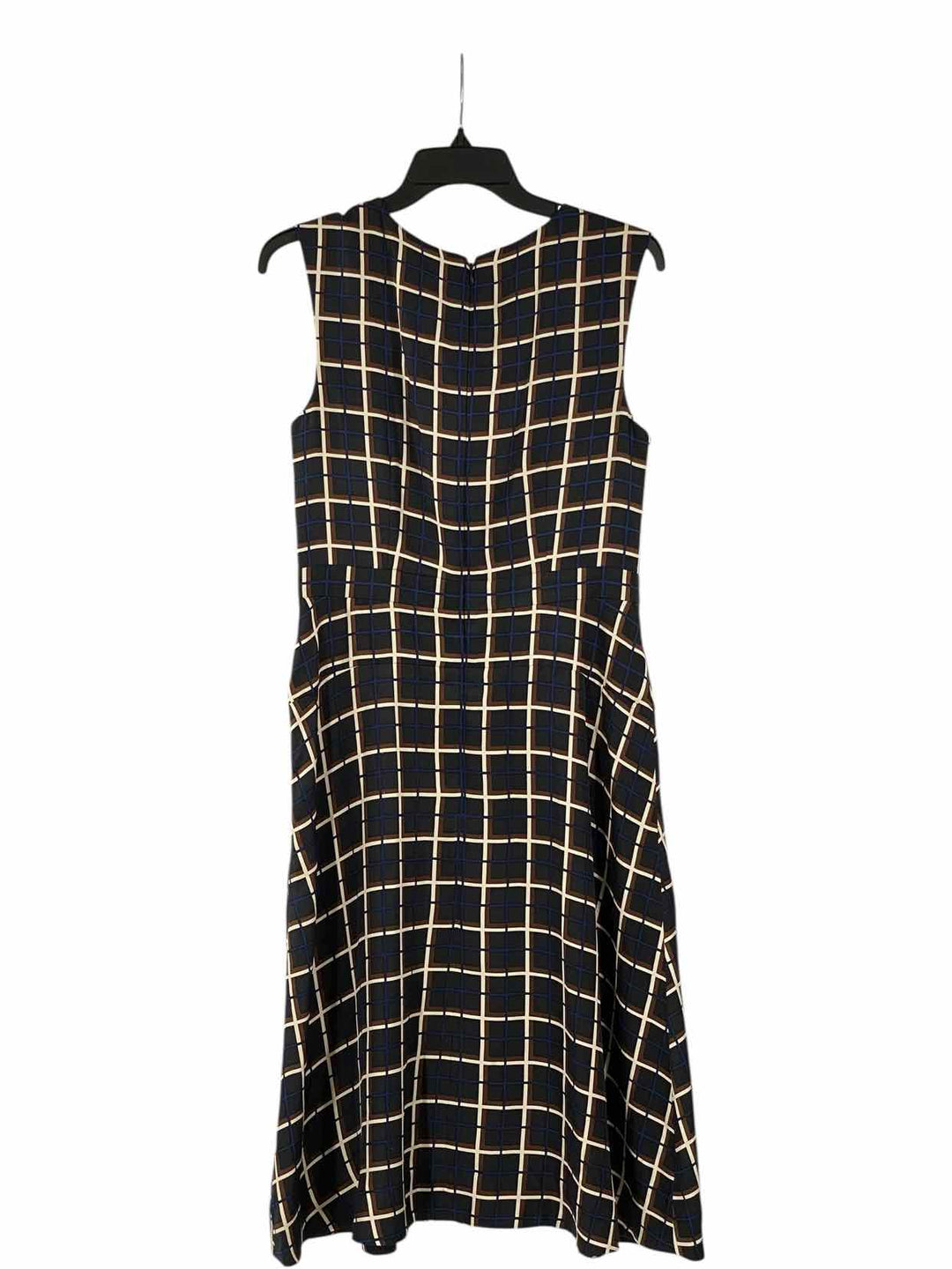 J Crew Size 6 Black Blue Dress