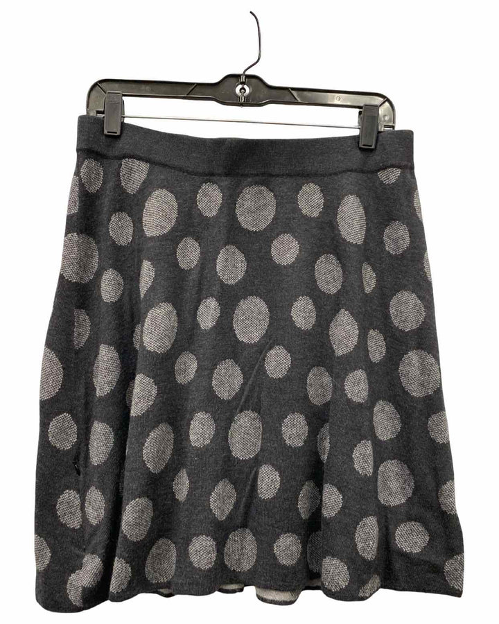Krimson Klover Size M Dark Grey Dots Skirt