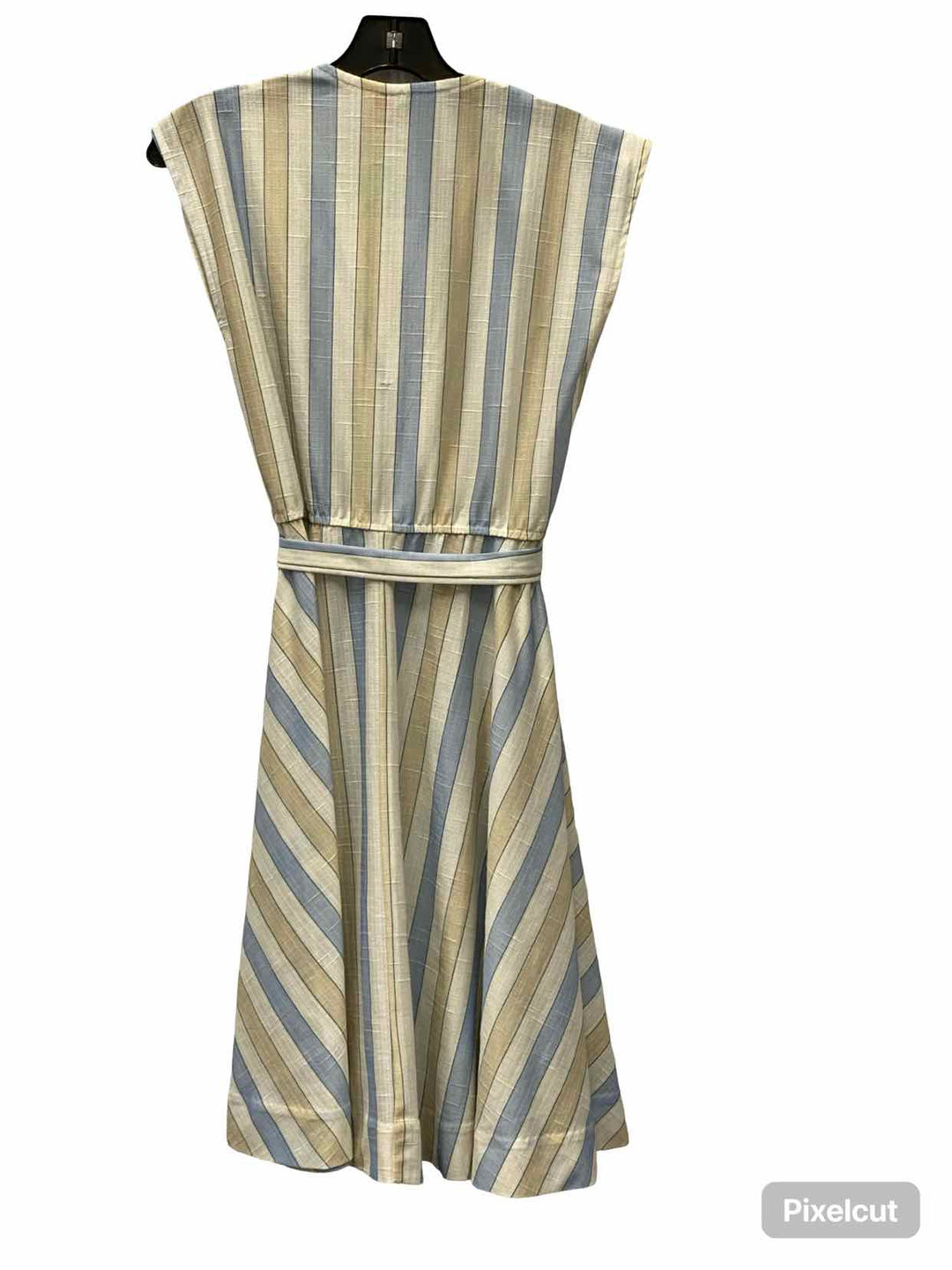 AJAX Size S Blue Multi Stripe Dress