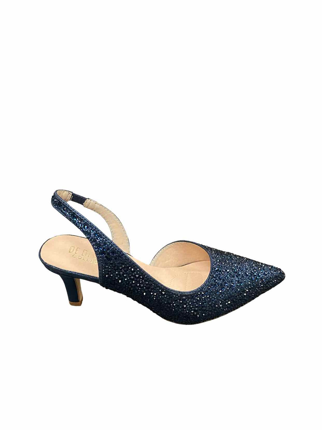 De Blossom Shoe Size 6.5 Blue Heels