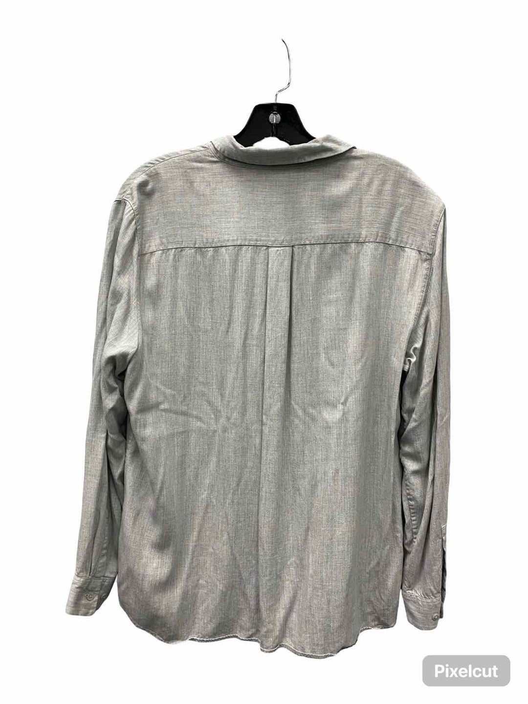 Uniqlo Size L Gray Long Sleeve Shirts