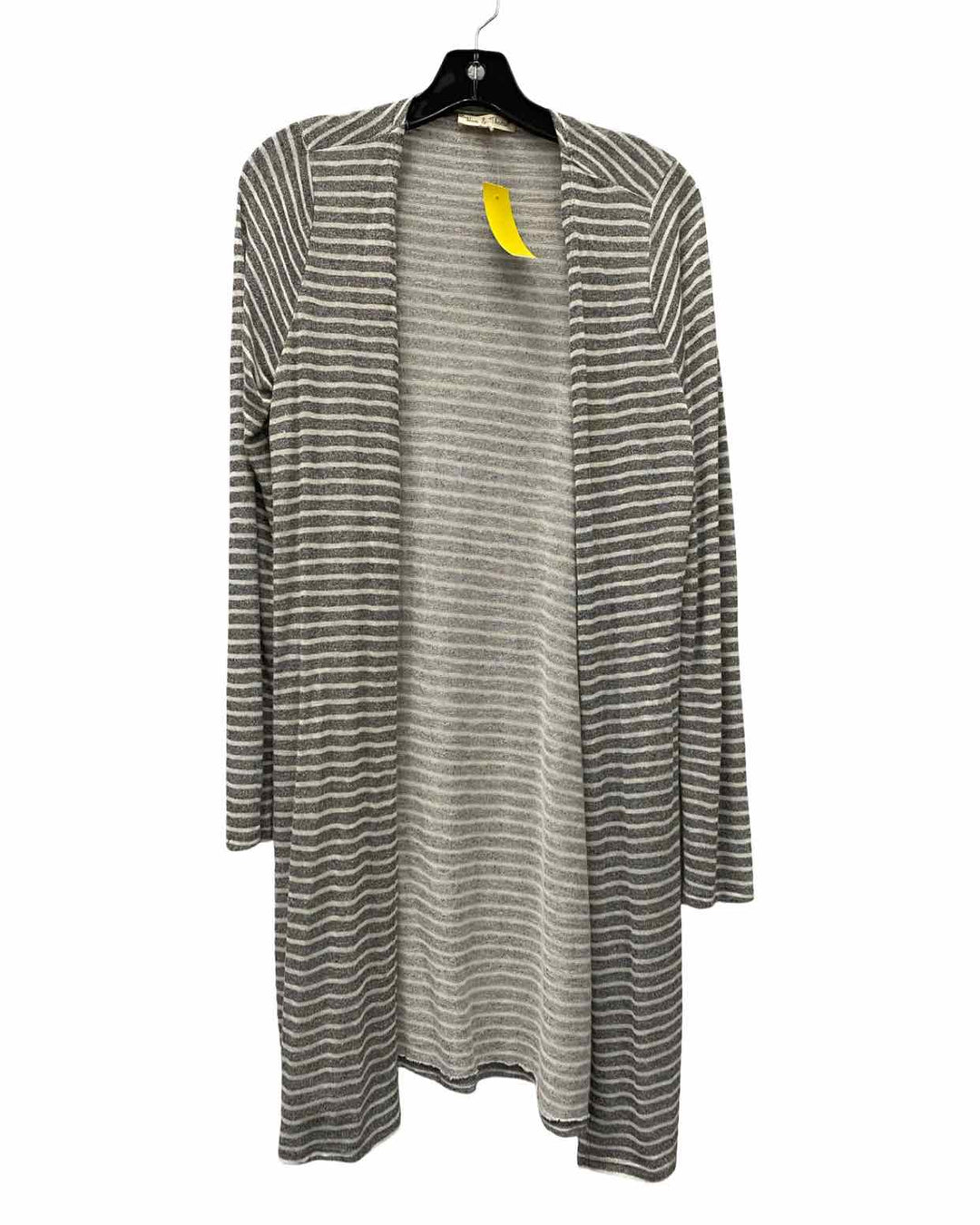 Hem & Thread Size M light gray Striped Long Sleeve Shirts