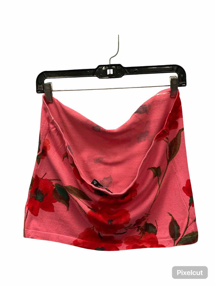New York & Co. Size XL Pink Floral NWT Short Sleeve Shirts