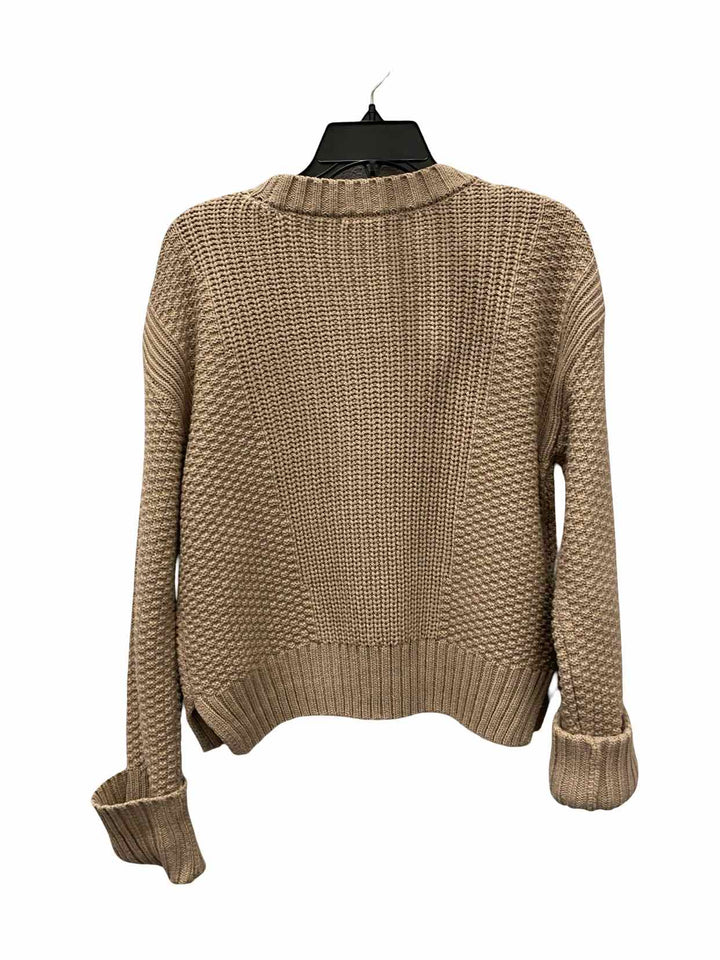 DEX Size S Taupe Acrylic Blend Sweater