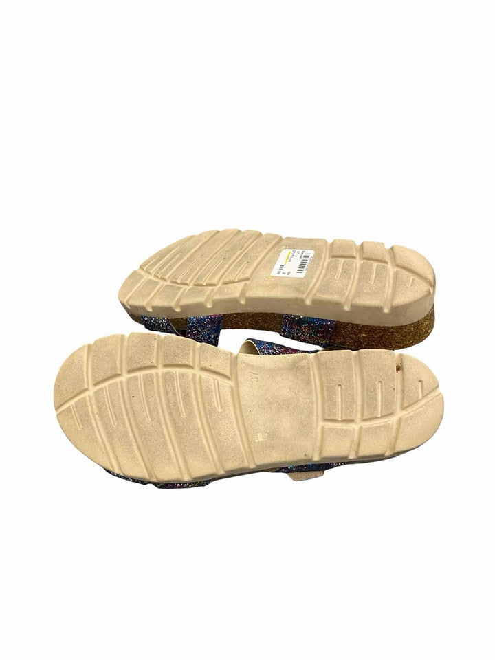 Plakton Shoe Size 37 Multi-Color Leather Sandals