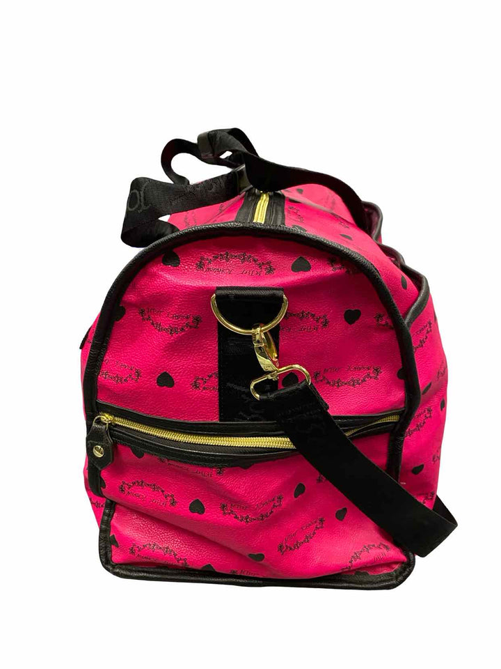 Betsy Johnson Magenta Weekender Purse