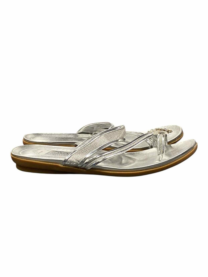 Bolaro Shoe Size 10 Silver Sandals
