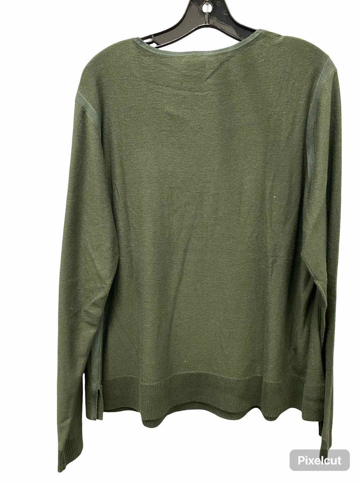 Cabi Size XXL Green Long Sleeve Shirts