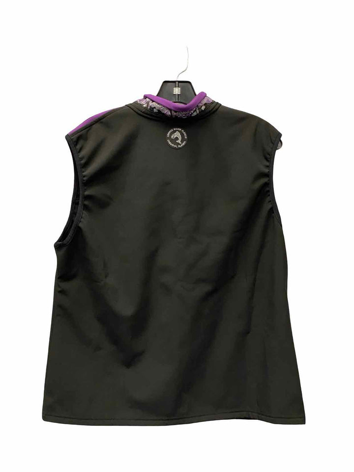 Copper River Fleece Size L Black fish Vest (Outdoor)