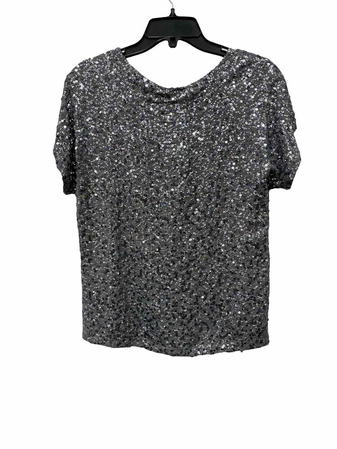 Michael Kors Size S Grey Sequin Long Sleeve Shirts