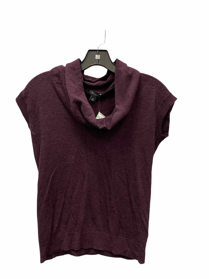 Ann Taylor Size M Plum 62% Merino Wool Sweater