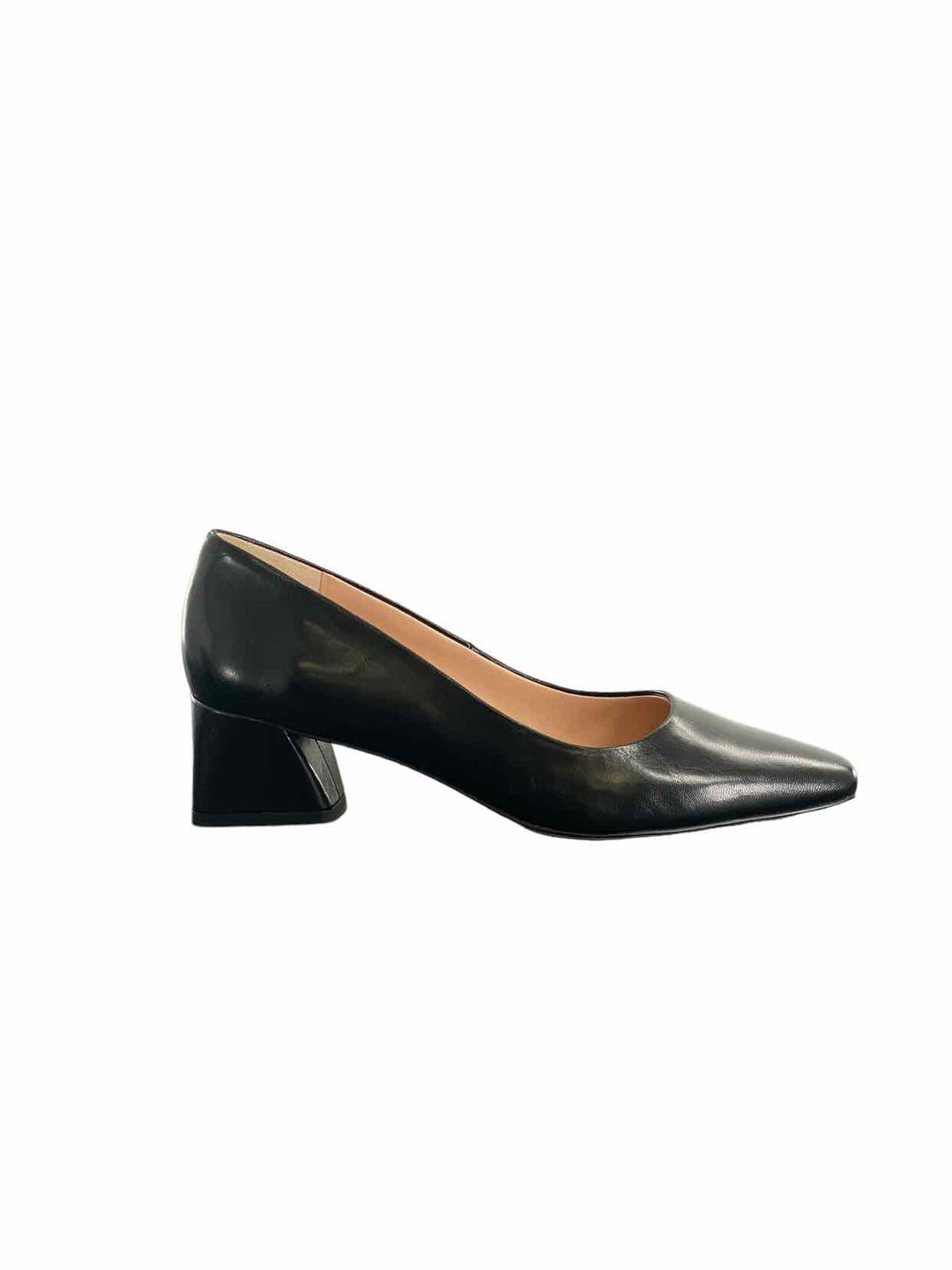 Franco Sarto Shoe Size 8.5 Black Leather Heels