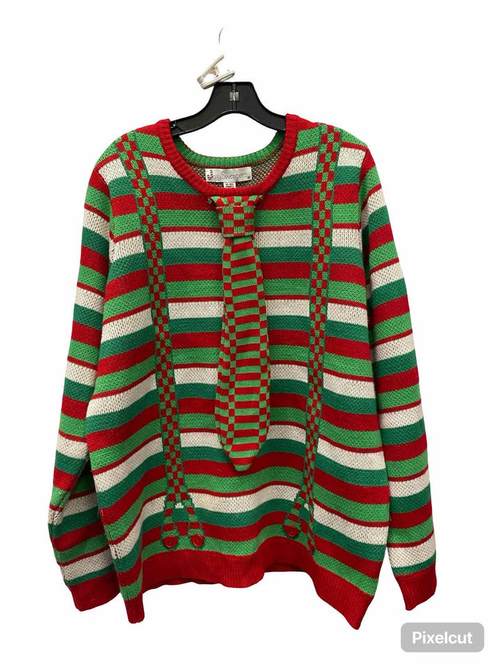jolly sweaters Size XL Red Green Christmas Sweater