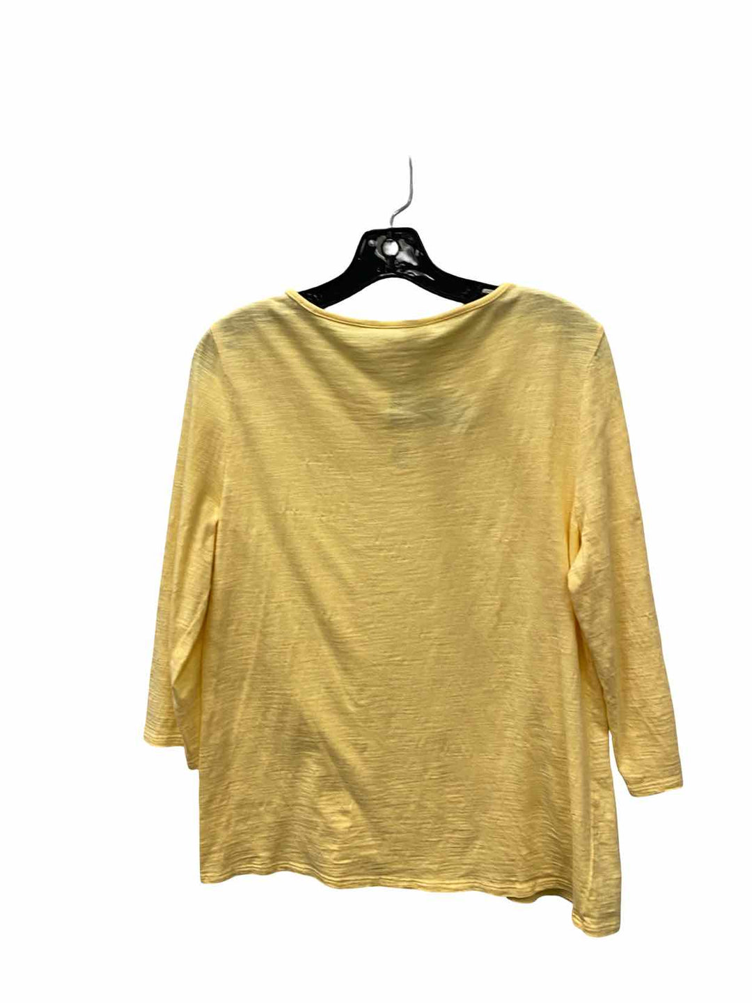 Chico's Size 2 Yellow Long Sleeve Shirts