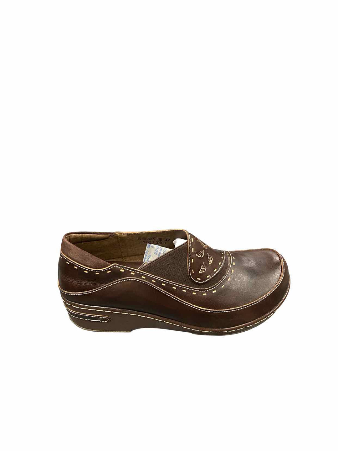 L'Artiste Shoe Size 42 Brown Leather Burbank New in Box Clogs