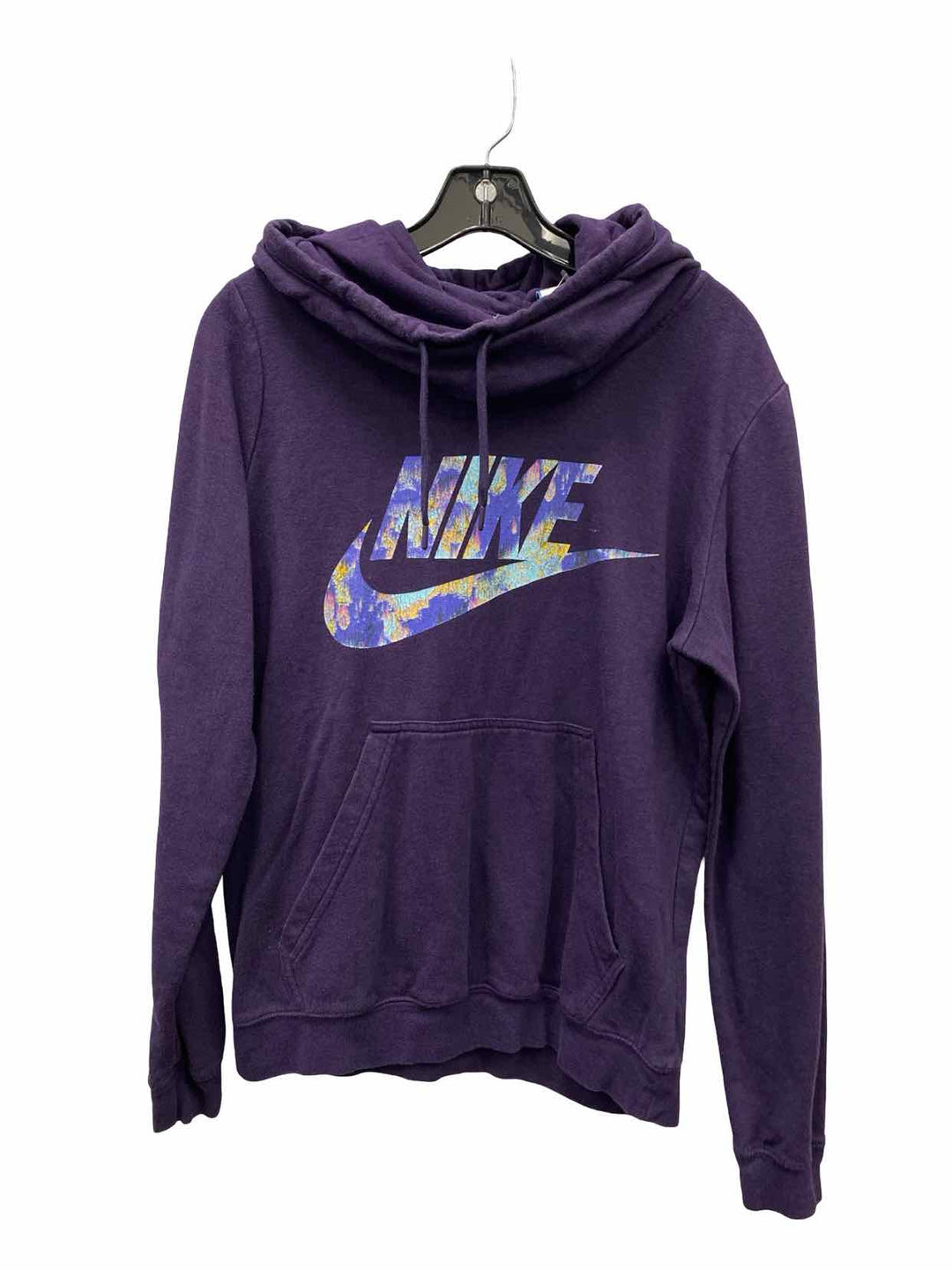 Nike Size M Purple Print Sweatshirt