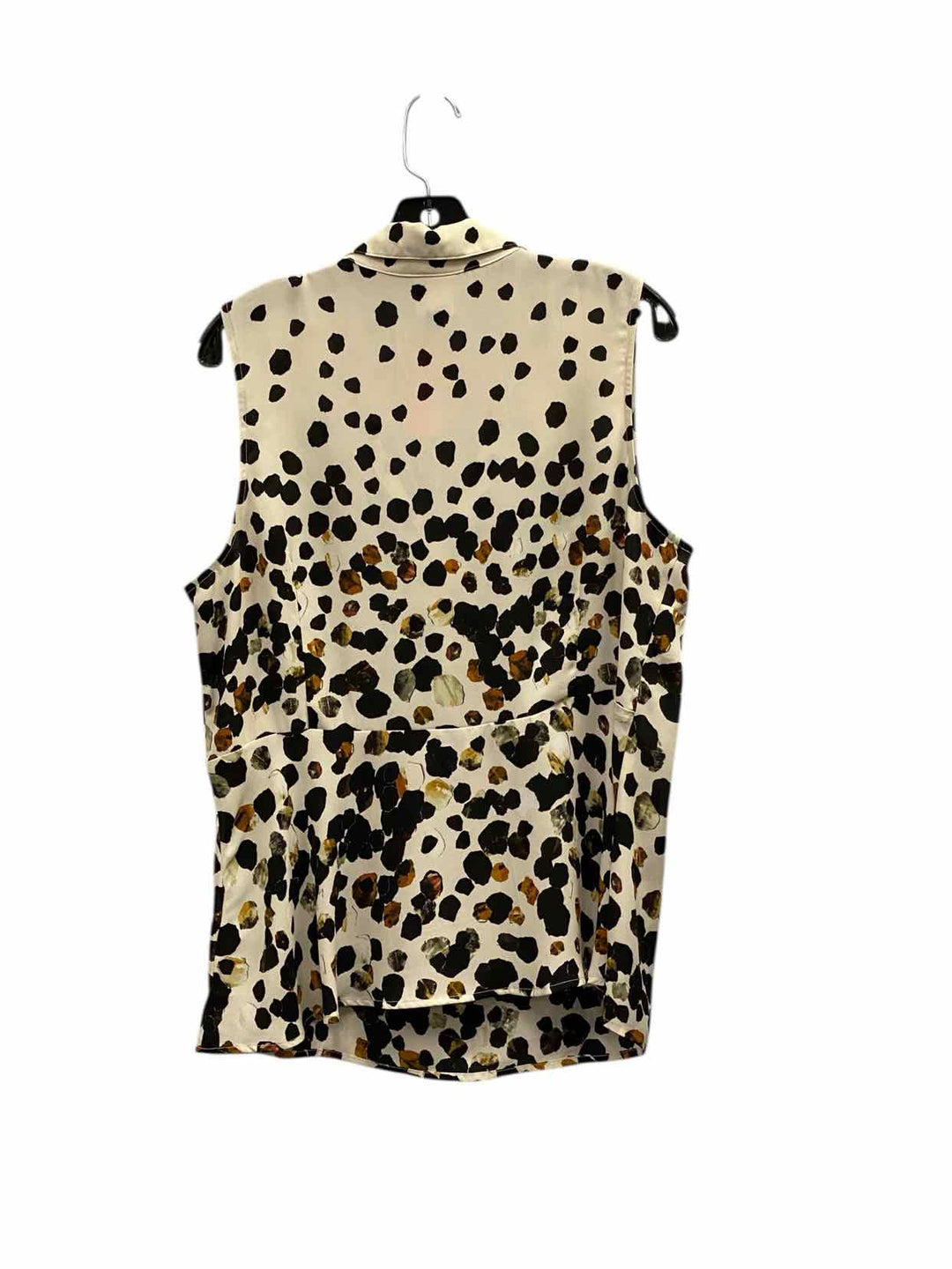 Cabi Size L Tan Black Tank Top