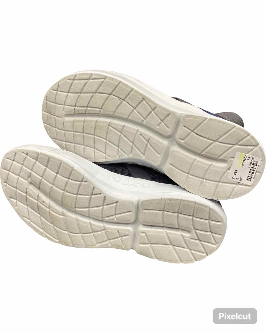 Oofos Shoe Size 9.5 Purple OOmg Fibre High Top Sneakers