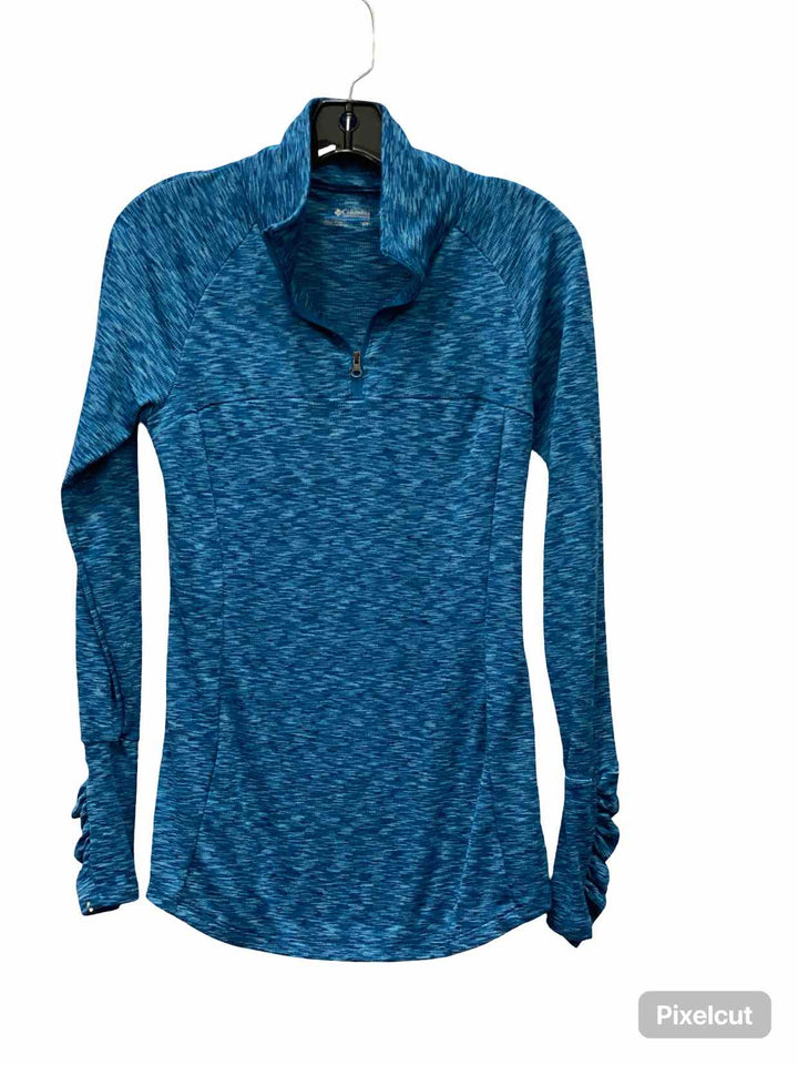 Columbia Size S Blue Athletic Long Sleeve
