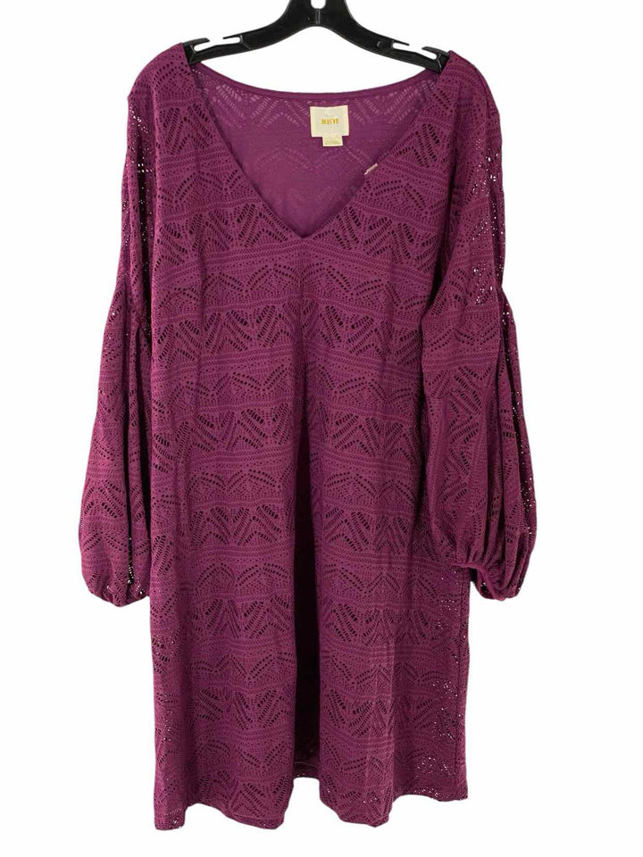 Maeve Size XL Purple Dress