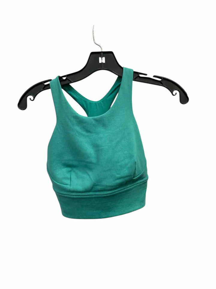 Lululemon Size 4 Green Athletic Bra
