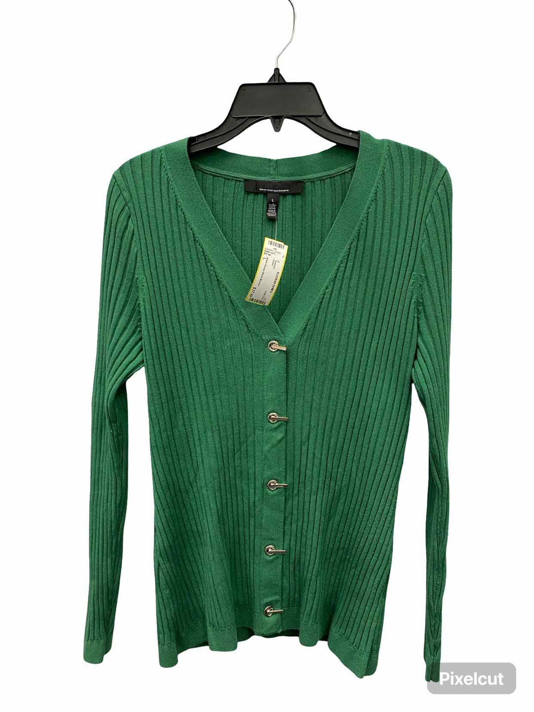 White House Black Market Size L Green Sweater