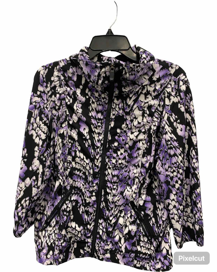 Zenergy Size 1 (M/8) Black Purple Athletic Jacket