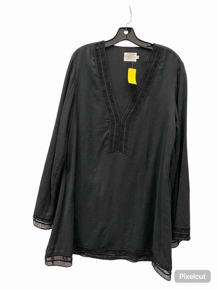 The Handloom Size S/M Black 100% cotton Dress