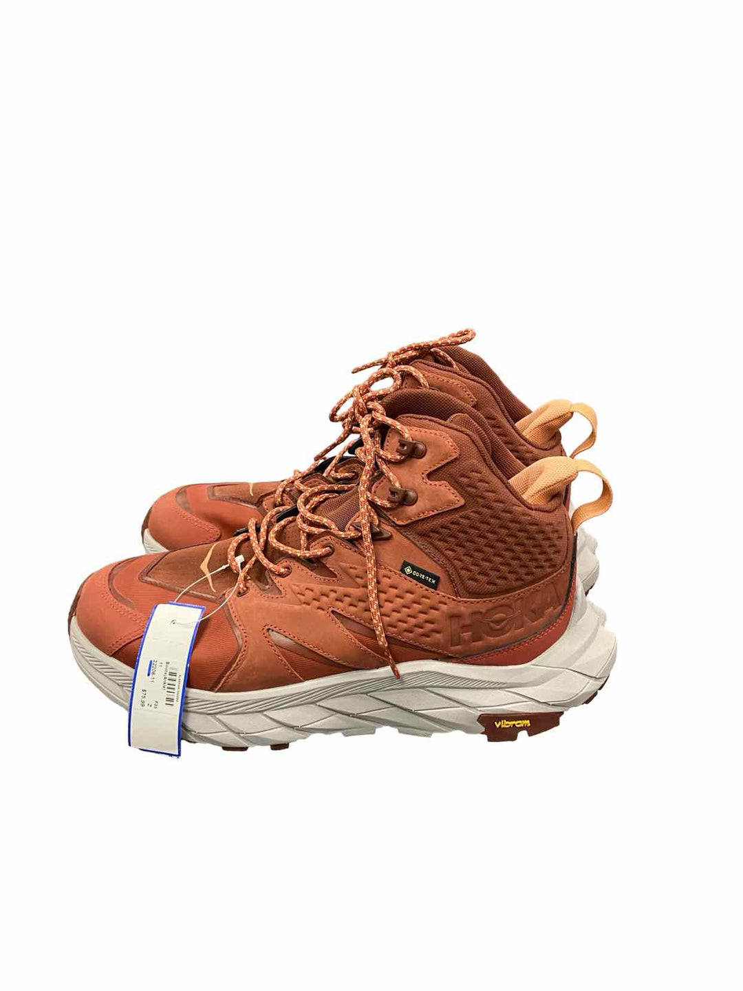 Hoka Shoe Size 11 Hot Sauce/Cherry Mahogany waterproof Boots(Ankle)