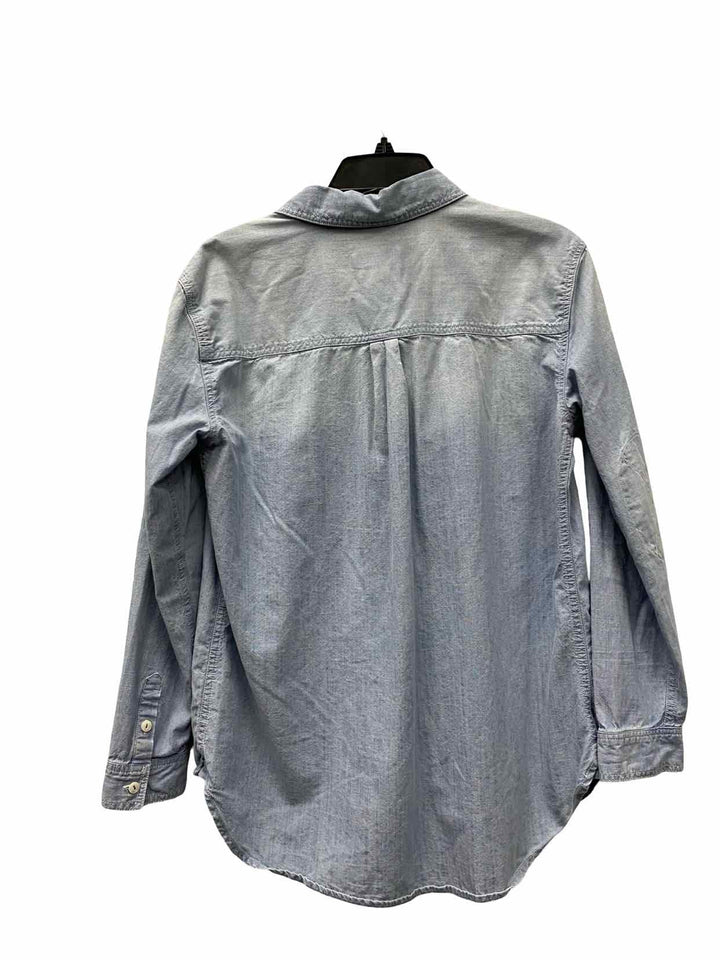 Treasure & Bond Size M Blue 100% cotton Long Sleeve Shirts