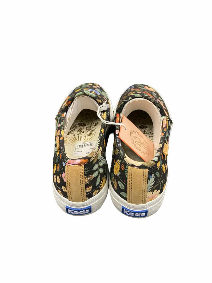 Keds Shoe Size 7 Black Floral Rifle Paper Co. NWT Sneakers