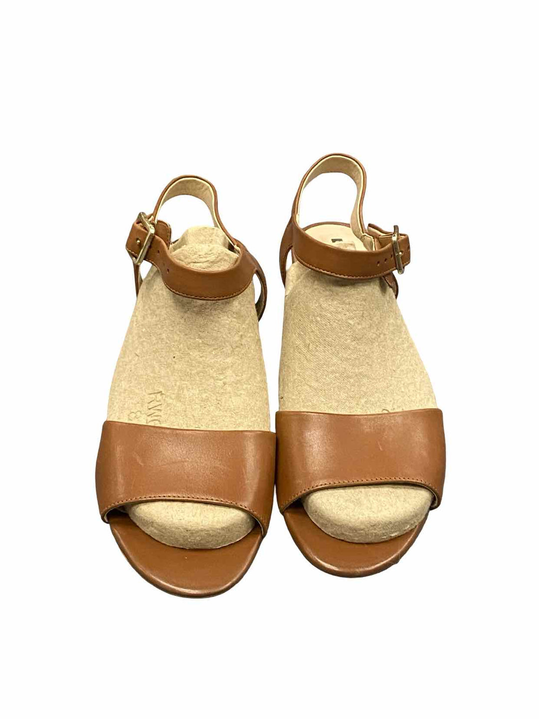 Clarks Shoe Size 6.5 Brown Leather Deva Quest Sandal Heels