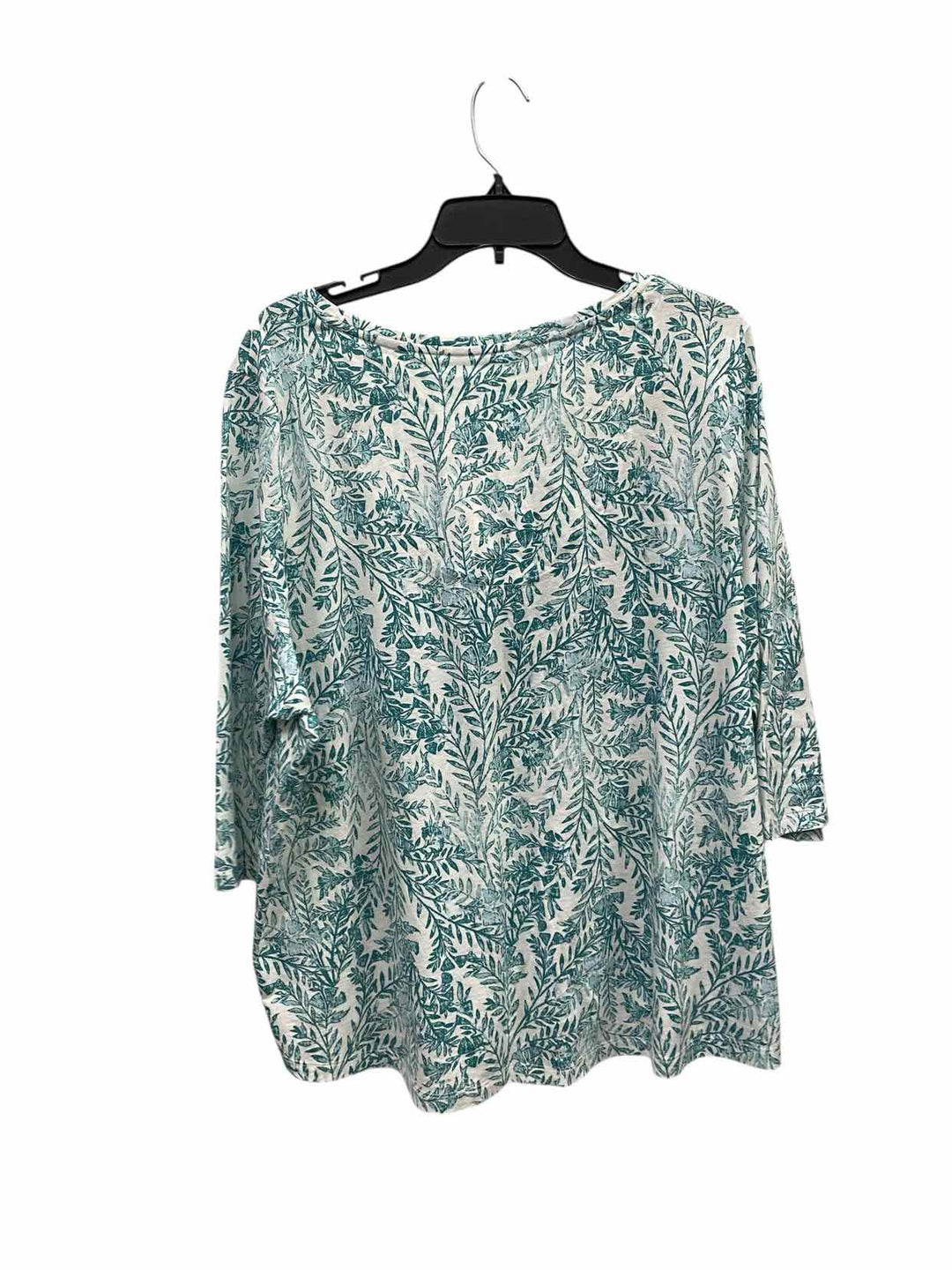 Peruvian Connection Size 2X Blue White 100% Pima Cotton Long Sleeve Shirts