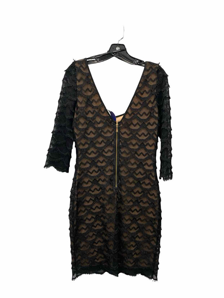 Guess Size 2 Black Beige Dress
