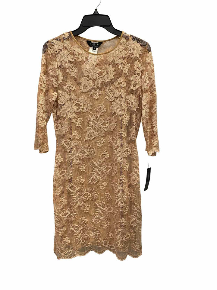 ABS Size S Beige Lace NWT Dress