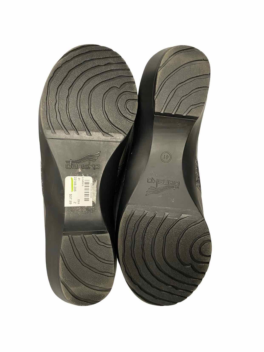 Dansko Shoe Size 41 Gray Leather Loafers