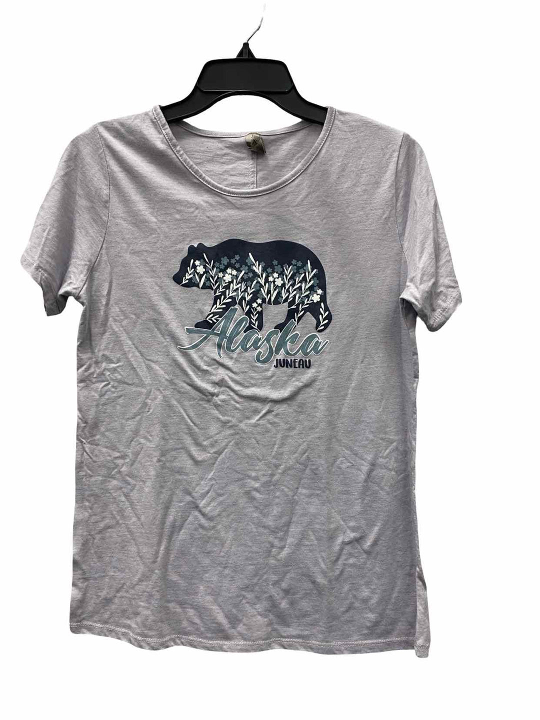 Unknown Brand Size L Purple Alaska print Short Sleeve Shirts