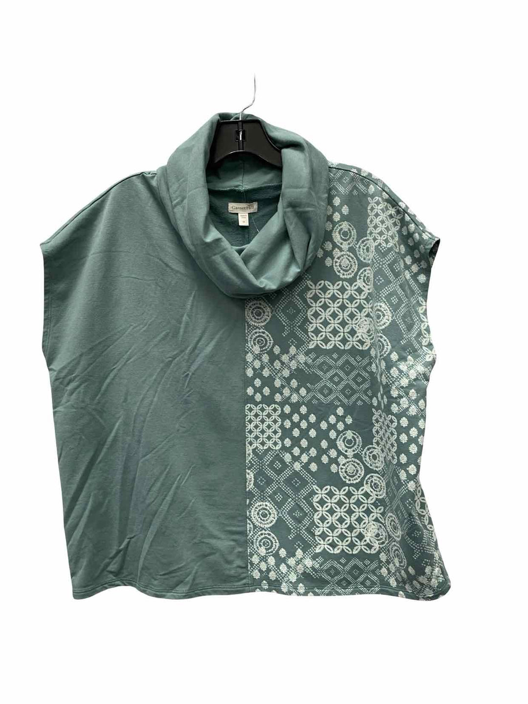 Garnet Hill Size M Green Short Sleeve Shirts