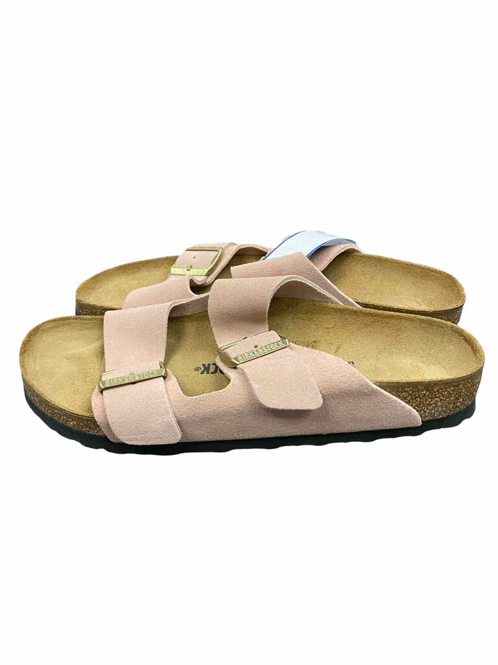 Birkenstock Shoe Size 40 Light Rose Leather NWOT Arizona Sandals