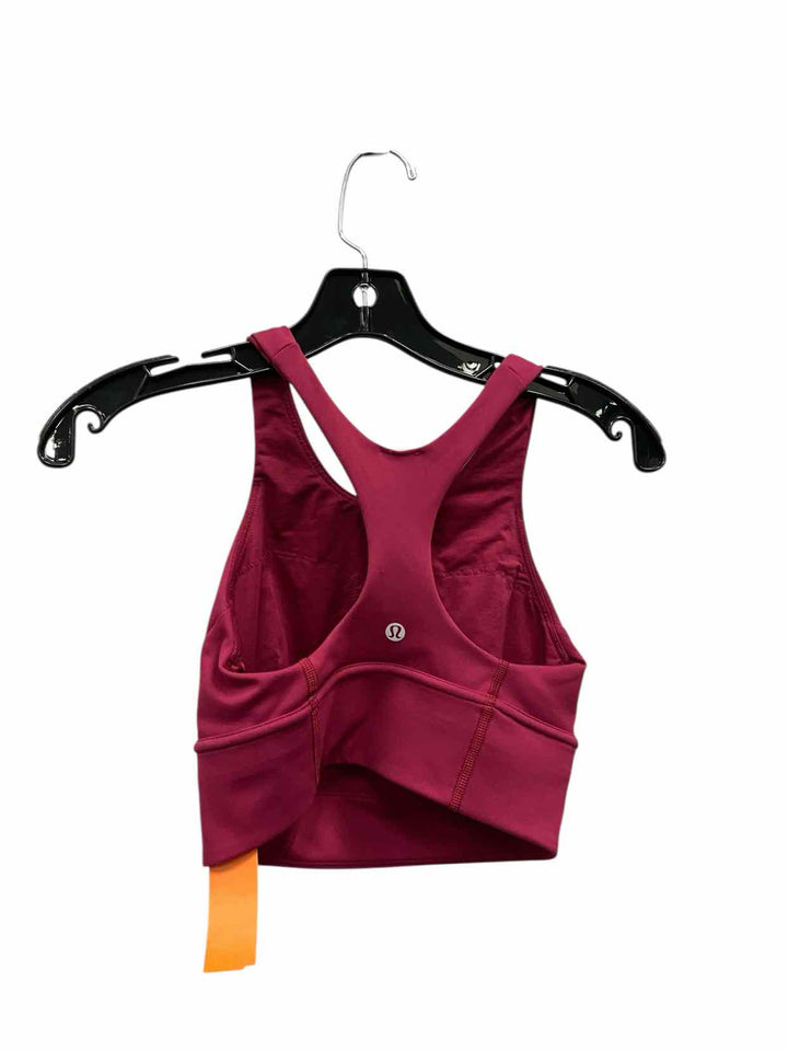 Lululemon Size 4 Pink Athletic Bra