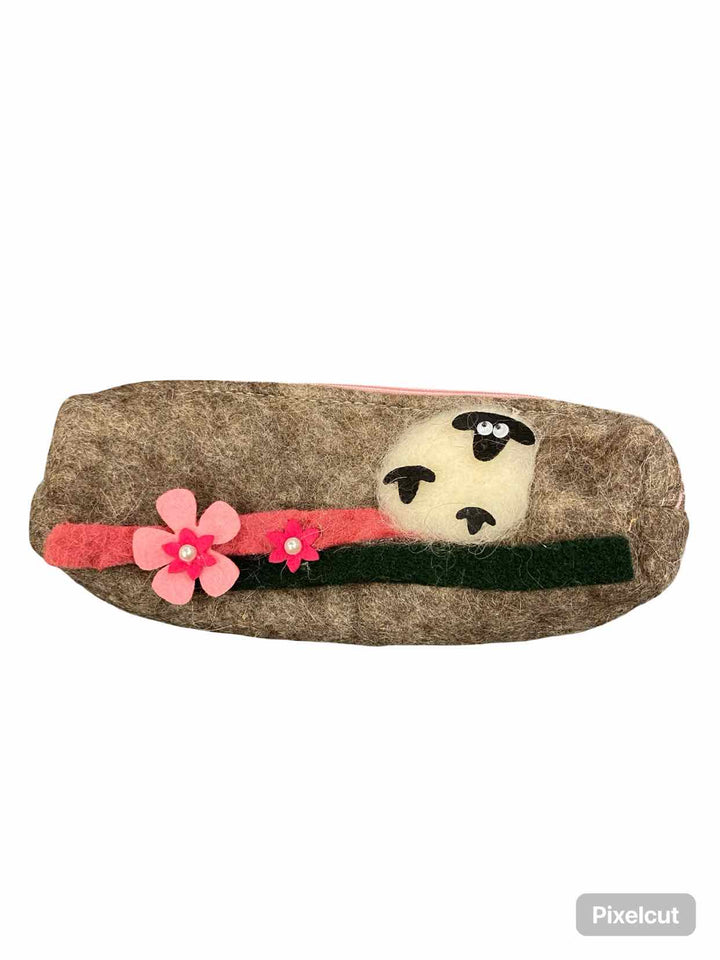 Wool Felted Pen Holder