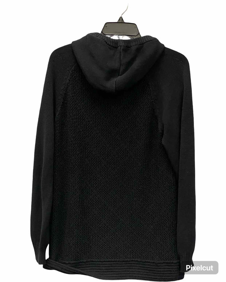 PrAna Size M Black 100% Organic Cotton Sweater