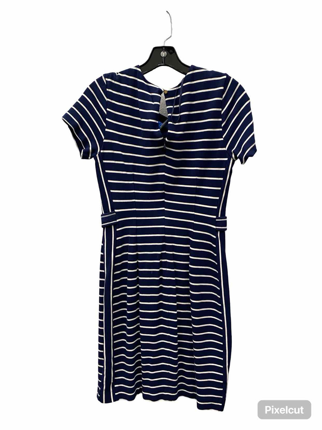 Banana Republic Size 4 Blue White Stripe Dress